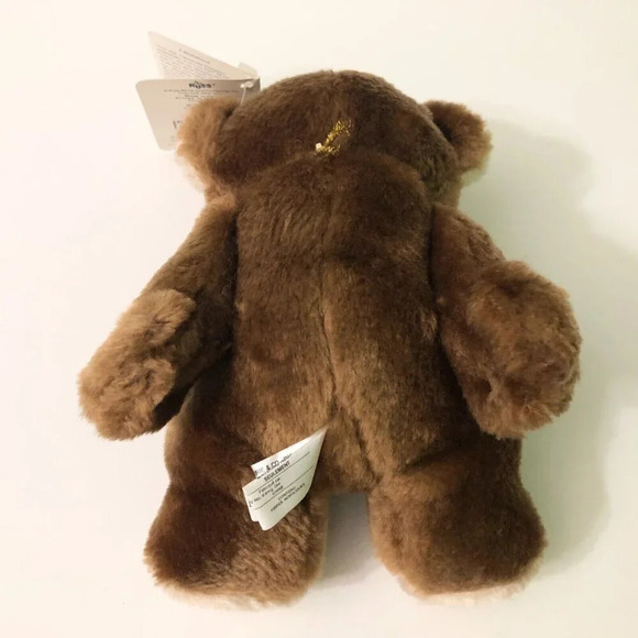 Vtg Russ Luv Pets I Love  My Honey Bear 6 Inch Tall Stuffed Animal Plush - Picture 11 of 16